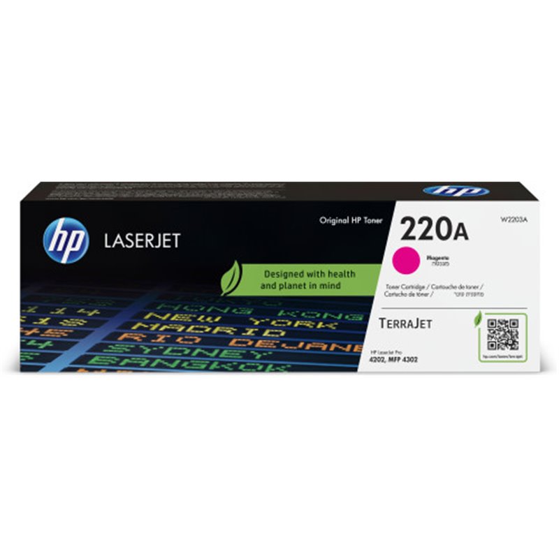 HP Cartucho de tóner Original LaserJet 220A magenta