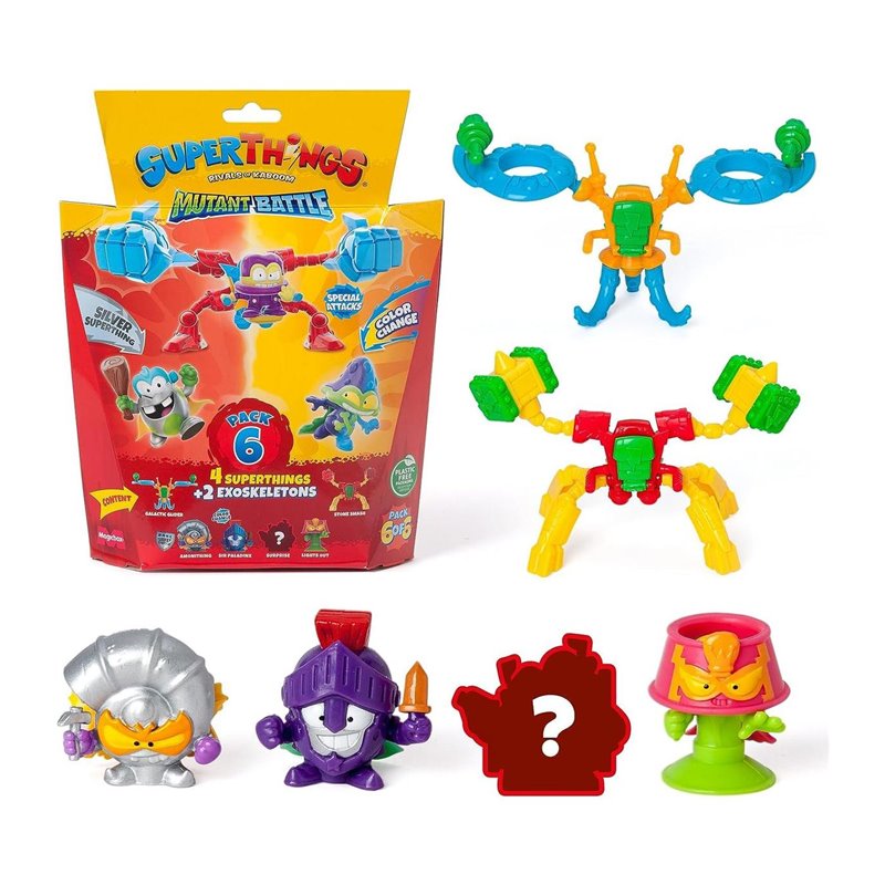 SUPERTHINGS MUTANT BATTLE PACK 6