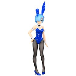 Figura Rem Blue color Bicutes Bunnies Re:Zero Starting Life in Another World 30cm