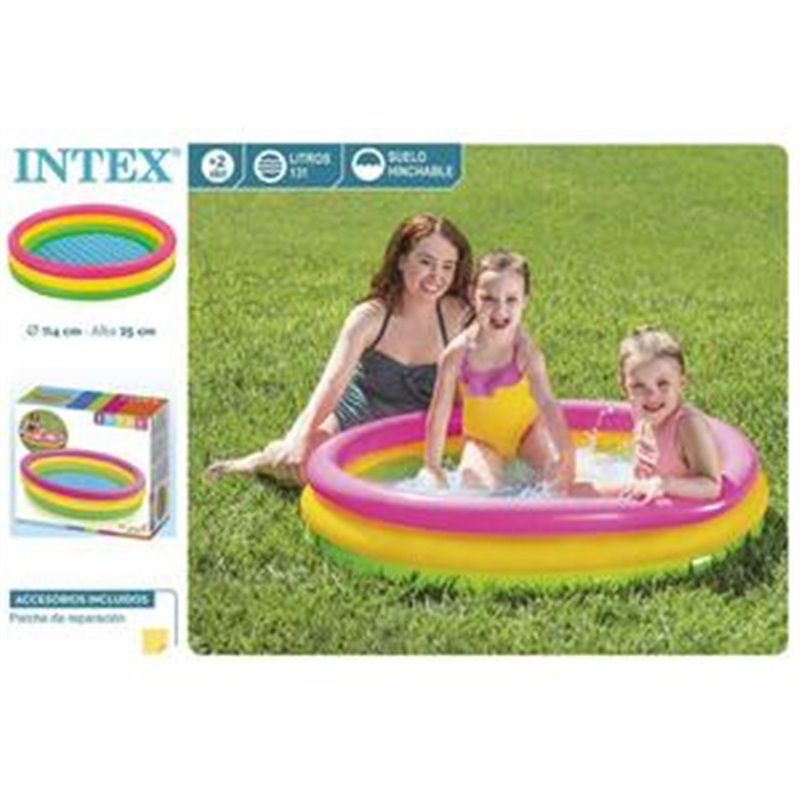 PISCINA HINCH.3 AROS COLORES 114X25