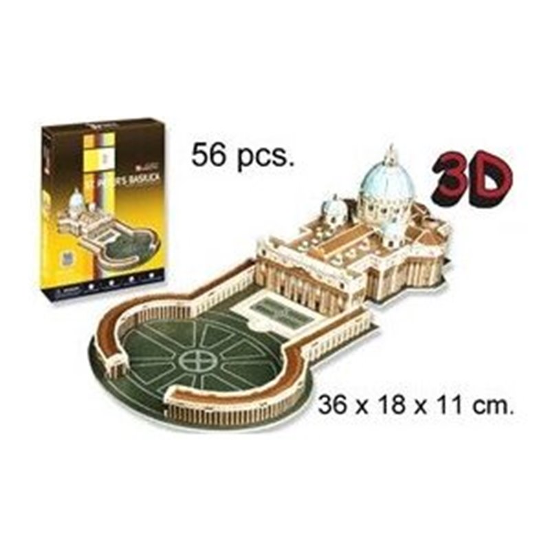 3D PUZZLE BASILICA DE SAN PEDRO VATICANO