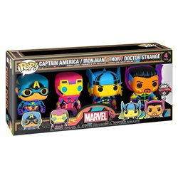 Blister 4 figuras POP Marvel Exclusive