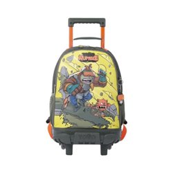 MOCHILA ESCOLAR CON RUEDAS MEDIANA DE CARTOONS TOTTO MJ03BWM005-2310-4DJM