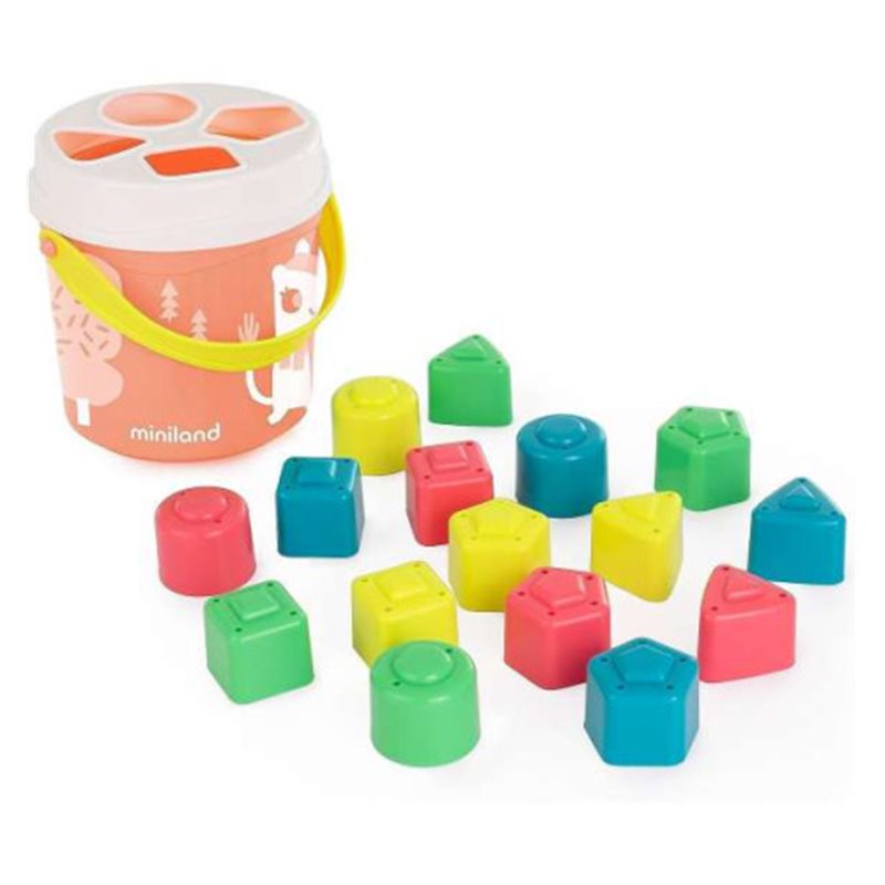 CUBO & FORMAS ENCAJABLE COLOR SALMON MINILAND 5005097342