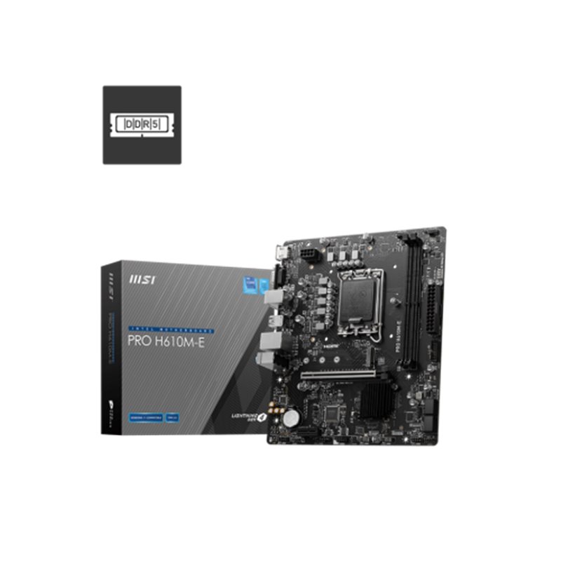 MSI PRO H610M-E Intel H610 LGA 1700 micro ATX