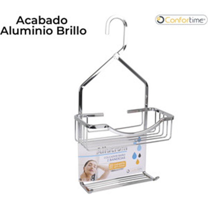 COLGADOR BAÑO 2 BANDEJAS ALLUCROM CONFORTIME