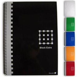 LIBRETA A4 80H LISO 60G TAPA DURA - COLORES SURTIDOS