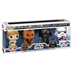 Blister 4 figuras POP Star Wars New Classics Exclusive