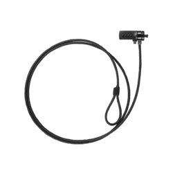 TooQ Cable de Seguridad con Combinación para Portátiles 1.5 metros, Gris Oscuro