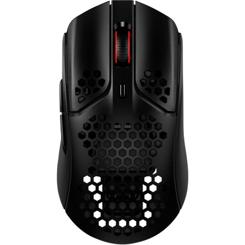 HyperX Ratón Pulsefire Haste - Ratón inalámbrico gaming (negro)