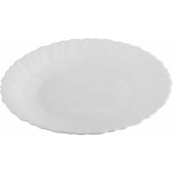 PLATO LLANO BLANCO 25CM