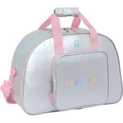 BOLSA DEPORTE BENETTON "SILVER"