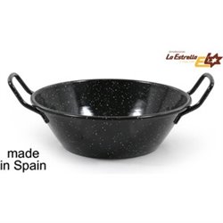 PAELLERA HONDA BORDONADA 20CM-1,4L JASPEADA