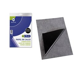 PAPEL DE CALCO A4 x 10 NEGRO PAPEL CARBONO