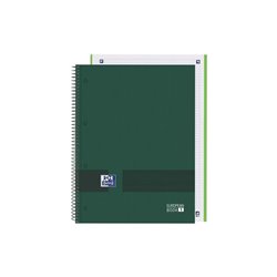 LIBRETA EUROPEANBOOK VERDE MILITAR A4 80H CUADRICULA 5X5