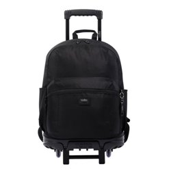 MOCHILA ESCOLAR CON RUEDAS GRANDE NEGRA - TRIK TOTTO MA03TKI003-22200-N01