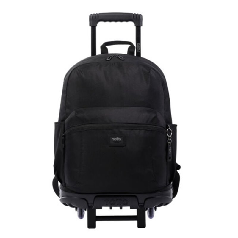 MOCHILA ESCOLAR CON RUEDAS GRANDE NEGRA - TRIK TOTTO MA03TKI003-22200-N01