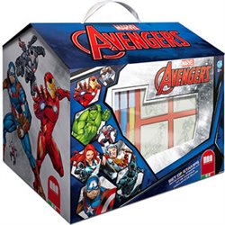 SET PAPELERIA CASA LOS VENGADORES AVENGERS MARVEL 20PZS