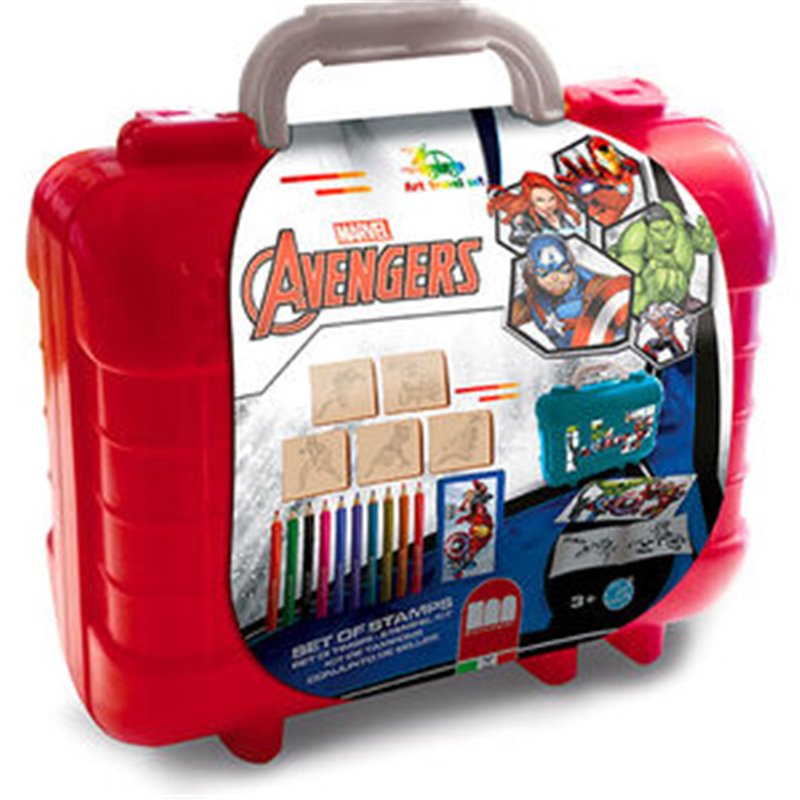 MALETIN PAPELERIA LOS VENGADORES AVENGERS MARVEL 19PZS