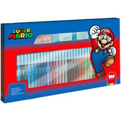 BLISTER PAPELERIA SUPER MARIO BROS 41PZS