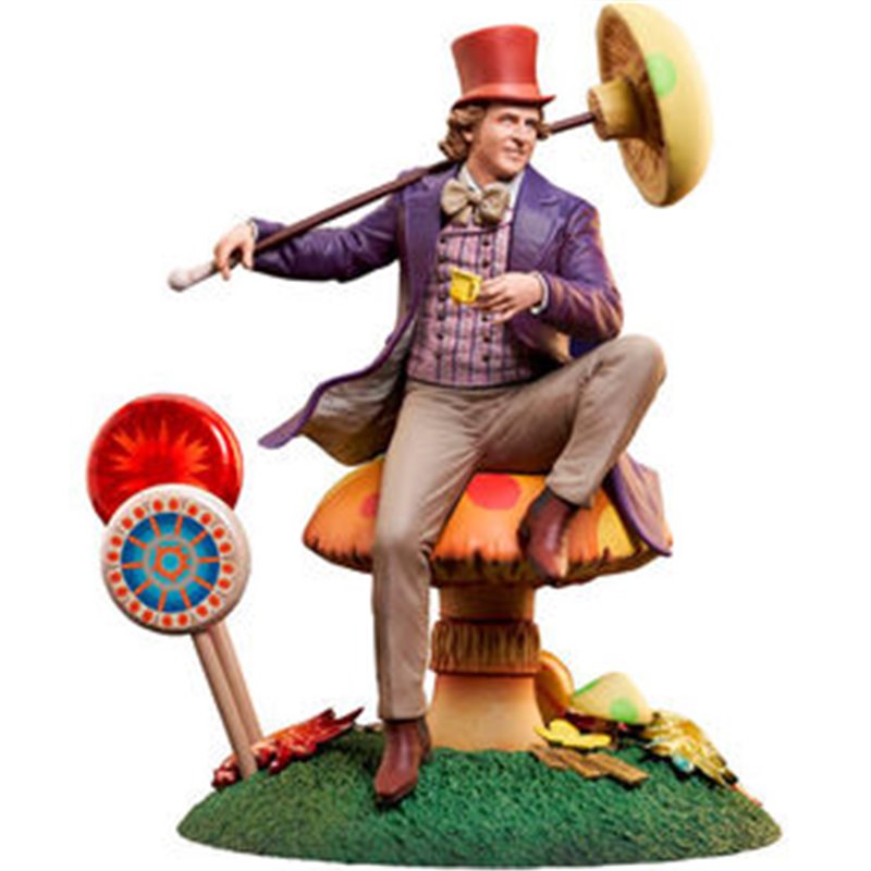 ESTATUA WILLY WONKA UN MUNDO DE FANTASIA 25CM