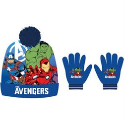 SET GORRO Y GUANTES LOS VENGADORES AVENGERS MARVEL