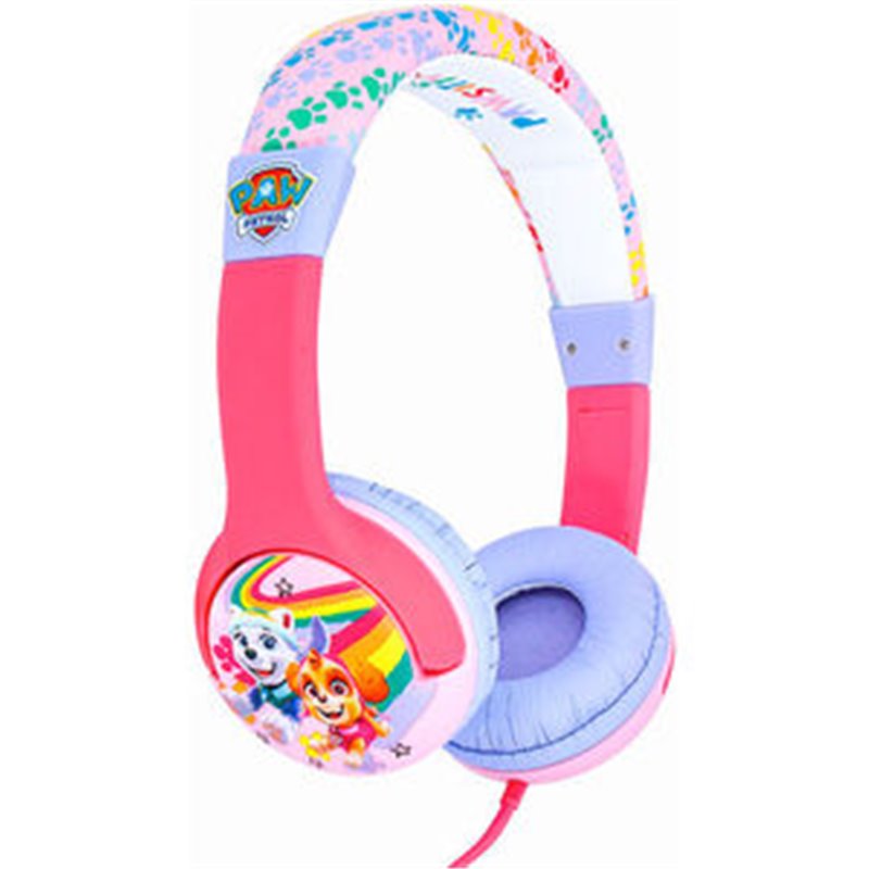 AURICULARES INALAMBRICOS INFANTILES PINK PATRULLA CANINA PAW PATROL