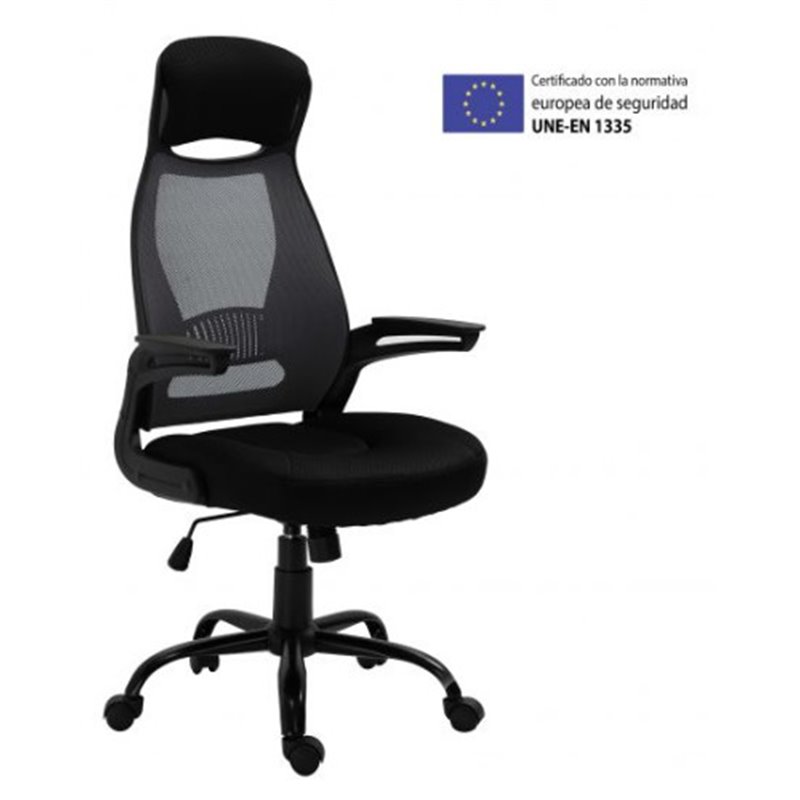 SILLA ERGONÓMICA OPERATIVA BARBANTESA COLOR NEGRO. ARCHIVO 2000 6493 NE