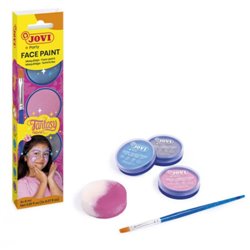 SET MAQUILLAJE FANTASY 3 BOTES 8ML CREMA + ACCESORIOS JOVI 174FA