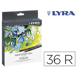 ESTUCHE 36 UDS LYRA AQUA BRUSH DUO  LYRA L6521360