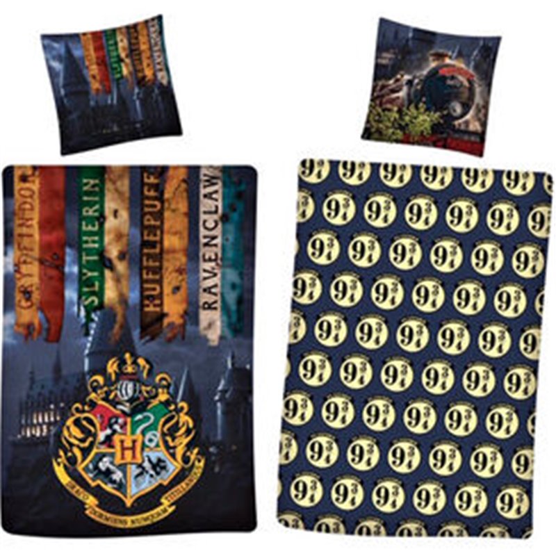 FUNDA NORDICA HARRY POTTER REVERSIBLE CAMA 90CM