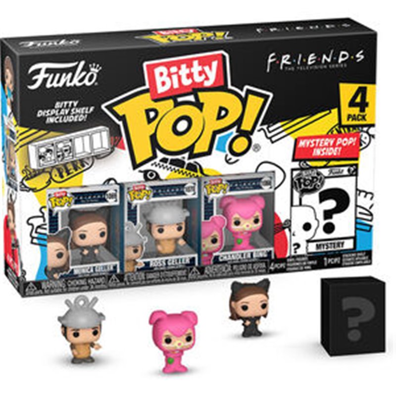 BLISTER 4 FIGURAS BITTY POP FRIENDS MONICA AS CATWOMAN