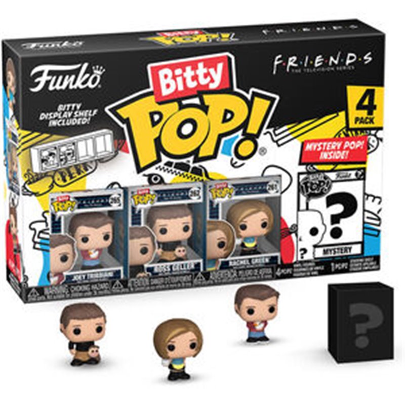 BLISTER 4 FIGURAS BITTY POP FRIENDS JOEY