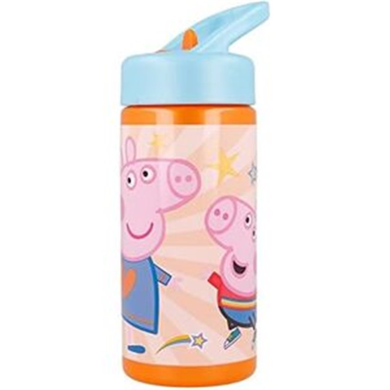 BOTELLA 410ML PEPPA PIG "HAVING FUN"