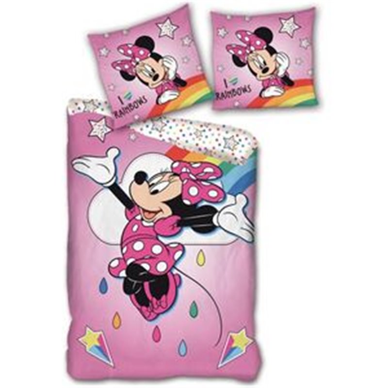 FUNDA NORDICA MINNIE DISNEY CAMA 90CM MICROFIBRA