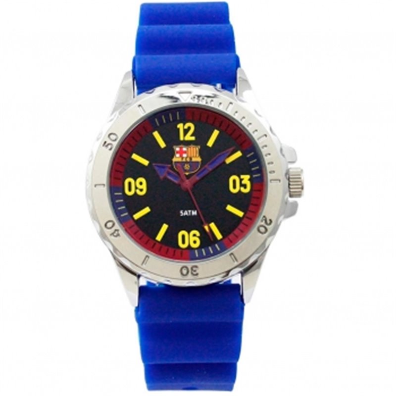 RELOJ PULSERA ANALOGICO CADETE FC BARCELONA AZUL HOMBRE