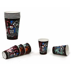 PACK 5 VASOS 180/200 ML MONSTER HIGH