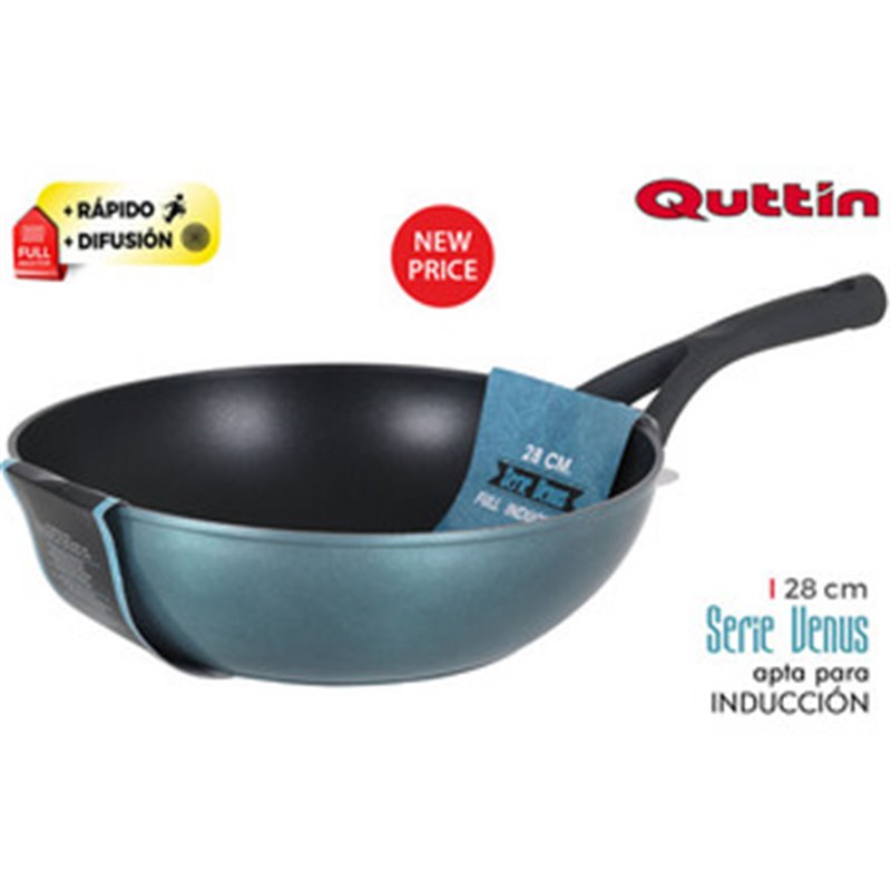 SARTÉN WOK 28CM FULL INDUCTION VENUS QUTTIN