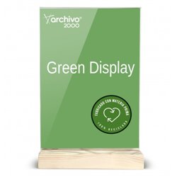 EXPOSITOR SOBREMESA SOSTENIBLE GREENDISPLAY 4X15X24CM A5 ARCHIVO2000 15905M1 CS TP