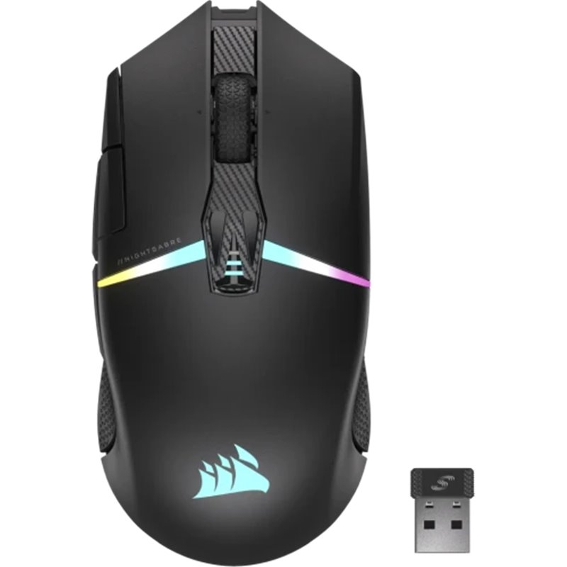 Corsair CH-931B011-EU ratón mano derecha RF Wireless + Bluetooth Óptico 26000 DPI