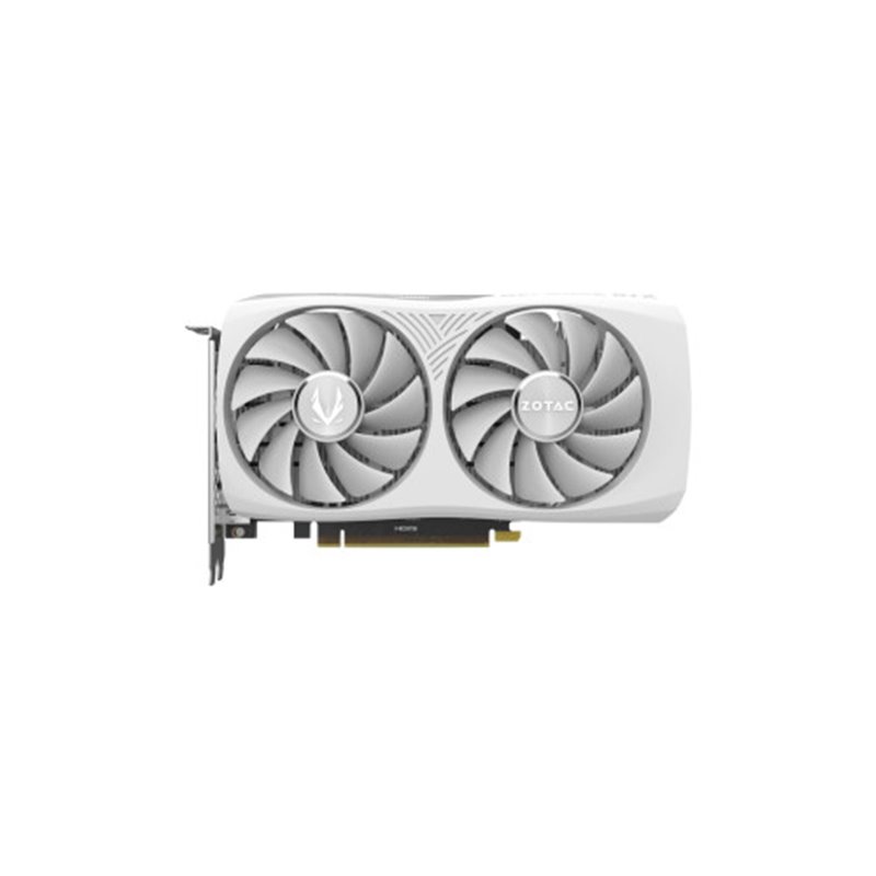 VGA ZOTAC RTX 4060 8GB TWIN EDGE OC WHITE EDITION,NV,RTX4060,GDDR6,8GB,128BIT,HDMI+3DP,RGB,2 VENTILADORES (ZT-D40600Q-10M)