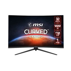 MSI MONITOR G321CQP E2. 31.5" (80 CM). CURVO 1000R. VA. 2560X1440 (WQHD). 170HZ. NEGRO.