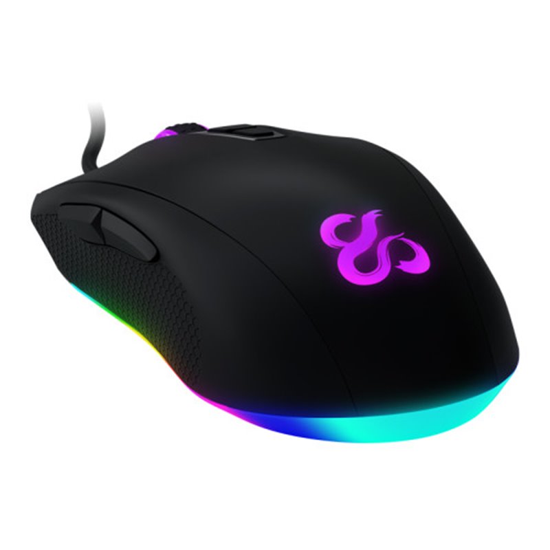 Newskill Gaming Newskill Helios - para Gaming RGB (10000 dpi) Color Negro ratón Ambidextro USB Óptico