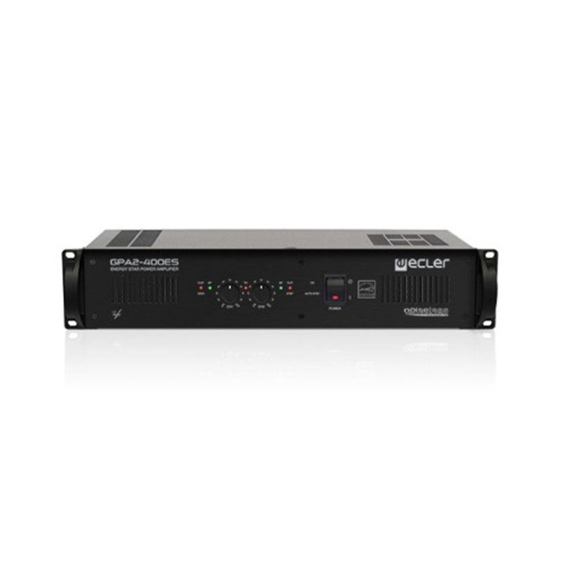 ECLER GPA2-400ES amplificador de audio 2.0 canales Rendimiento/fase Negro