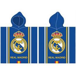 PONCHO PLAYA ALGODON REAL MADRID