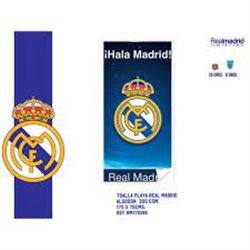 TOALLA PLAYA ALGODON REAL MADRID