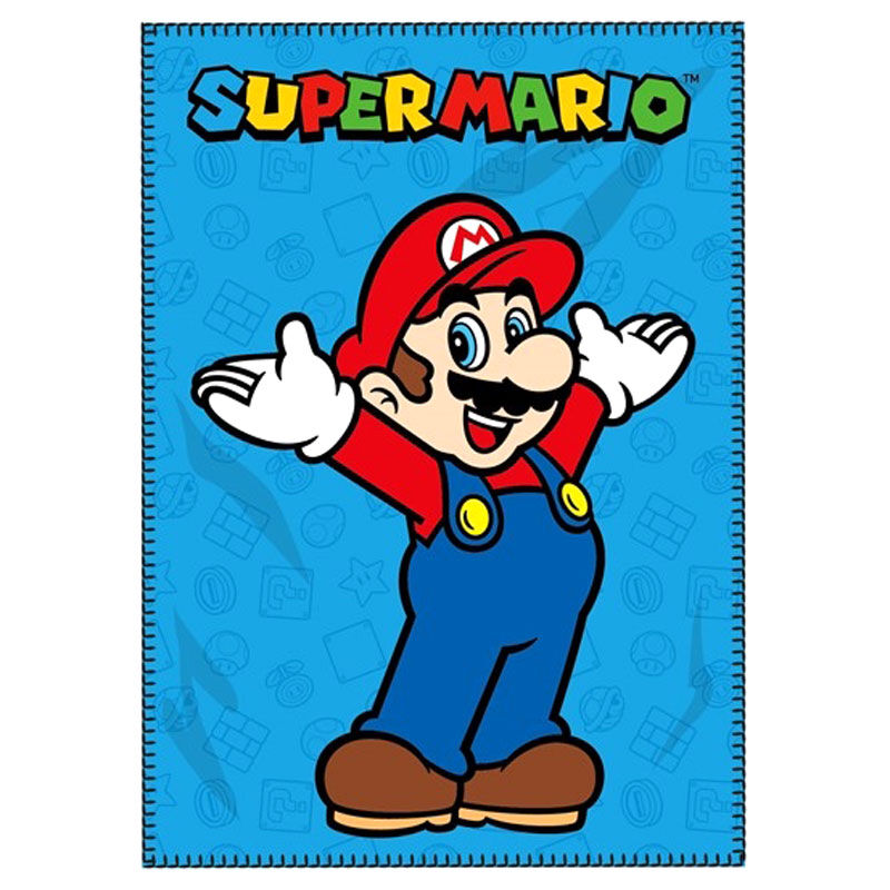 MANTA POLAR 100X140 SUPER MARIO