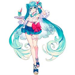 FIGURA HATSUNE MIKU SWEETSWEETS SERIES MELON SODA FLOAT HATSUNE MIKU 18CM