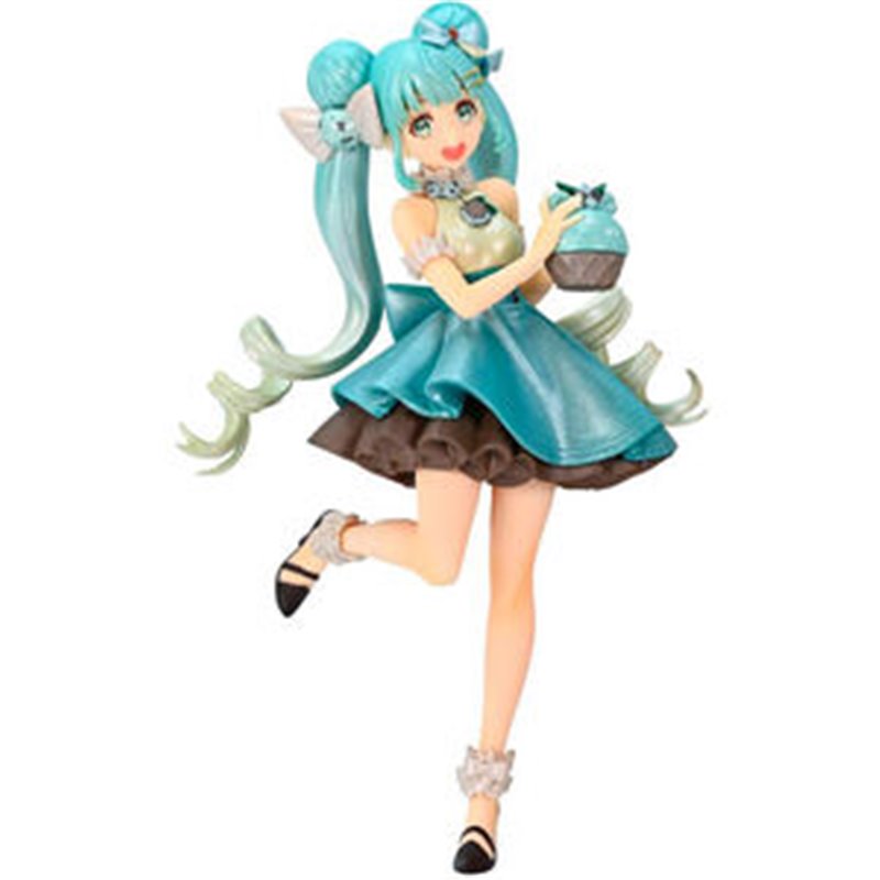 FIGURA HATSUNE MIKU CHOCOLATE MINT PEARL COLOR HATSUNE MIKU 17CM