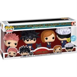 BLISTER 4 FIGURAS POP JUJUTSU KAISEN SERIE 1 EXCLUSIVE